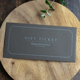 ショコラブラウン コットンの質感が上品な茶封筒。白インク印刷のシンプルなフレームデザインが施された金券用ミニ封筒