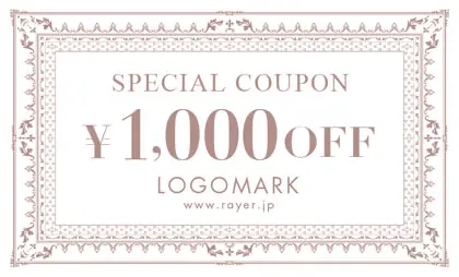 美容室・ネイルサロン・ヘアサロン向けのアンティークでクラシックかっこいいトラッドな額縁フレームが、落ち着いた大人の可愛らしさを引き立てるおしゃれ割引クーポン制作TKM-002J