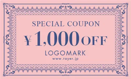 美容室・ネイルサロン・ヘアサロン向けのアンティークでクラシックかっこいいトラッドな額縁フレームが、落ち着いた大人の可愛らしさを引き立てるおしゃれ割引クーポン制作TKM-002O