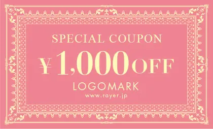 美容室・ネイルサロン・ヘアサロン向けのアンティークでクラシックかっこいいトラッドな額縁フレームが、落ち着いた大人の可愛らしさを引き立てるおしゃれ割引クーポン制作TKM-002B