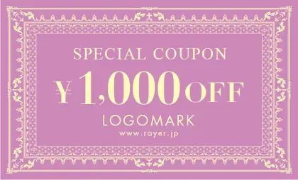 美容室・ネイルサロン・ヘアサロン向けのアンティークでクラシックかっこいいトラッドな額縁フレームが、落ち着いた大人の可愛らしさを引き立てるおしゃれ割引クーポン制作TKM-002C