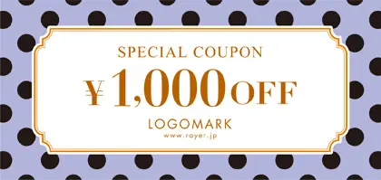 ガーリーな水玉柄のポルカドット模様がカワイイおしゃれな金券ギフト券制作TKK-013K