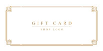 金券封筒｜可愛いアールヌーボーデザインのおしゃれな商品券袋スノーホワイト