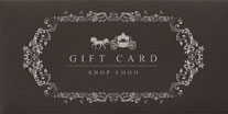 金券封筒｜可愛い馬車デザインのおしゃれな商品券袋ショコラブラウン