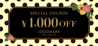 花のポイント付きガーリーな水玉柄のポルカドット模様がカワイイおしゃれなお札タイプ金券チケットクーポン 012