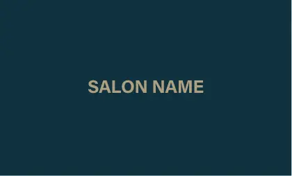 大人かわいいダスティーカラーで洗練されプレミアム感あるおしゃれな美容サロン名刺デザインMEB-016A