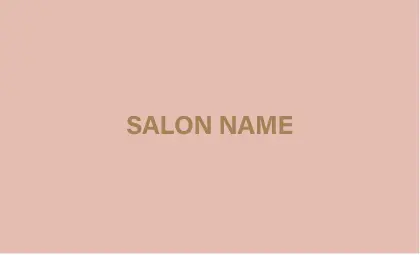 大人かわいいダスティーカラーで洗練されプレミアム感あるおしゃれな美容サロン名刺デザインMEB-016K