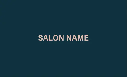 大人かわいいダスティーカラーで洗練されプレミアム感あるおしゃれな美容サロン名刺デザインMEB-016E