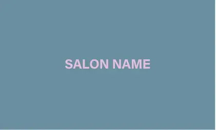 大人かわいいダスティーカラーで洗練されプレミアム感あるおしゃれな美容サロン名刺デザインMEB-016H