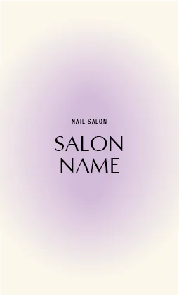 斜めストライプのフレームデザインが動きと軽やかさを感じるおしゃれデザイン美容サロン名刺デザインMEB-028F