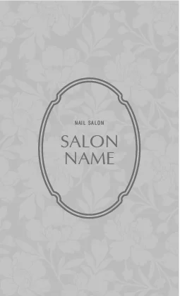 斜めストライプのフレームデザインが動きと軽やかさを感じるおしゃれデザイン美容サロン名刺デザインMEB-029i