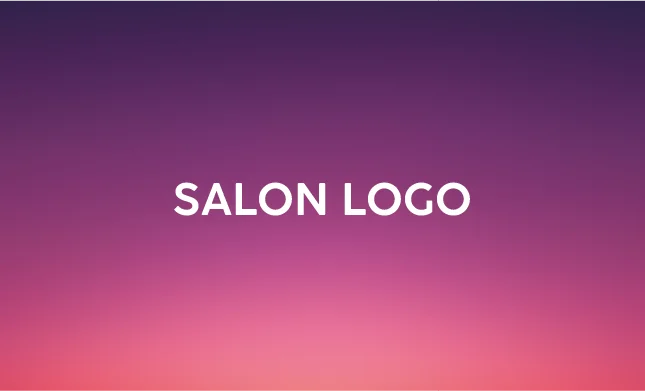 斜めストライプのフレームデザインが動きと軽やかさを感じるおしゃれデザイン美容サロン名刺デザインMEB-033M