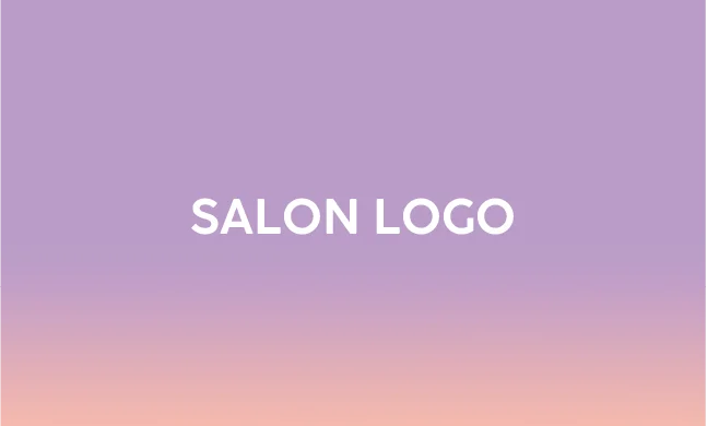 斜めストライプのフレームデザインが動きと軽やかさを感じるおしゃれデザイン美容サロン名刺デザインMEB-033R