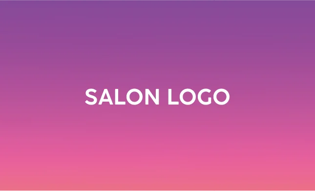 斜めストライプのフレームデザインが動きと軽やかさを感じるおしゃれデザイン美容サロン名刺デザインMEB-033U