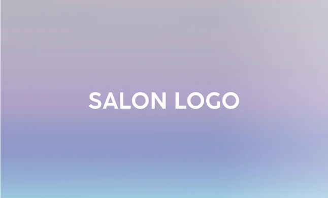 斜めストライプのフレームデザインが動きと軽やかさを感じるおしゃれデザインのサロン名刺 033