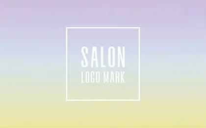 美容サロン向けのニュアンスカラー&グラデーションがおしゃれ予約カードH
