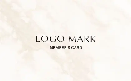 大理石マーブルデザインが落ち着いた高級感のあるデザイン可愛いおしゃれ予約カード045C