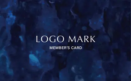 大理石マーブルデザインが落ち着いた高級感のあるデザイン可愛いおしゃれ予約カード045H