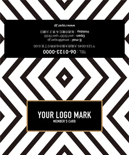 かわいいドイリーレースペーパー模様がガーリーな女の子デザインのおしゃれ2折り予約カードRMB-018A