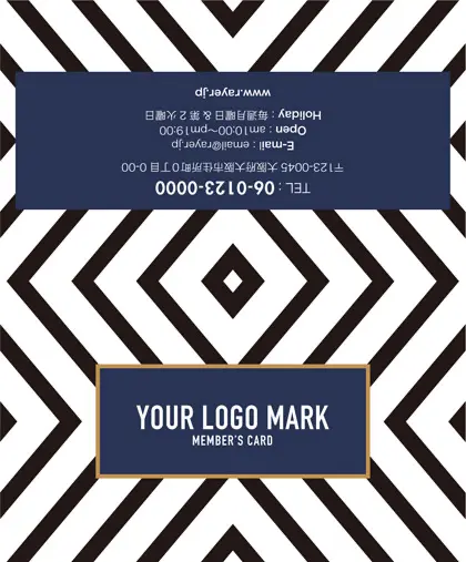 かわいいドイリーレースペーパー模様がガーリーな女の子デザインのおしゃれ2折り予約カードRMB-018C