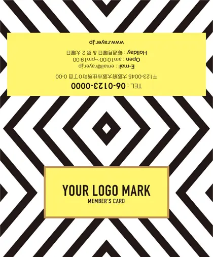 かわいいドイリーレースペーパー模様がガーリーな女の子デザインのおしゃれ2折り予約カードRMB-018H