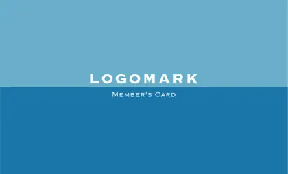 美容室・ネイルサロン・ヘアサロン向けの2色の可愛いハイブランドの様な配色のツートンカラーがシンプルで大人可愛いおしゃれなデザインの次回予約カードRMS-005G