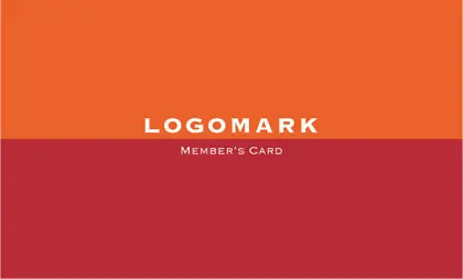 美容室・ネイルサロン・ヘアサロン向けの2色の可愛いハイブランドの様な配色のツートンカラーがシンプルで大人可愛いおしゃれなデザインの次回予約カードRMS-005i