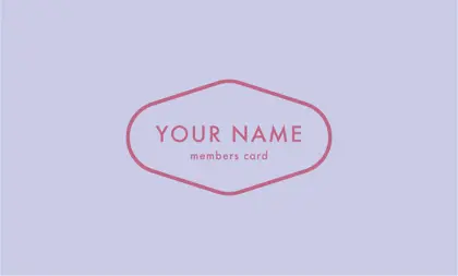 美容室・ネイルサロン・ヘアサロン向けの特徴的なひし形の角が丸いフォルムと、パステル調の淡い色味がニュアンスカラーでおしゃれな次回予約カードRMS-016F