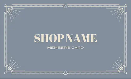 美容室・ネイルサロン・ヘアサロン向けのアンティーク風フレームと上品なダステーカラーが織りなす、大人可愛いおしゃれな次回予約カードRMS-040A