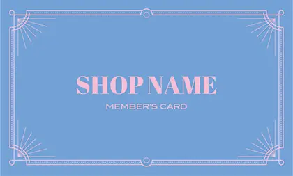 美容室・ネイルサロン・ヘアサロン向けのアンティーク風フレームと上品なダステーカラーが織りなす、大人可愛いおしゃれな次回予約カードRMS-040L