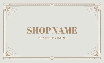 美容室・ネイルサロン・ヘアサロン向けのアンティーク風フレームと上品なダステーカラーが織りなす、大人可愛いおしゃれな次回予約カードRMS-040M