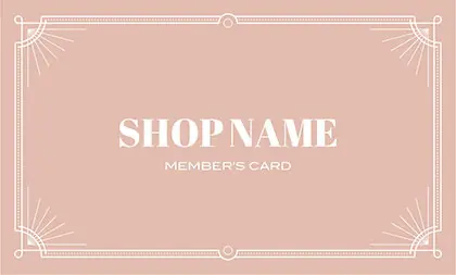 美容室・ネイルサロン・ヘアサロン向けのアンティーク風フレームと上品なダステーカラーが織りなす、大人可愛いおしゃれな次回予約カードRMS-040P