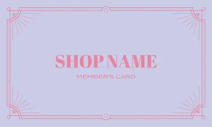 美容室・ネイルサロン・ヘアサロン向けのアンティーク風フレームと上品なダステーカラーが織りなす、大人可愛いおしゃれな次回予約カードRMS-040Q