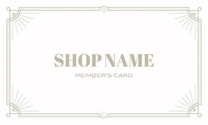 美容室・ネイルサロン・ヘアサロン向けのアンティーク風フレームと上品なダステーカラーが織りなす、大人可愛いおしゃれな次回予約カードRMS-040U