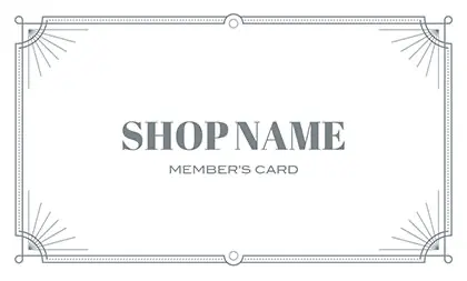 美容室・ネイルサロン・ヘアサロン向けのアンティーク風フレームと上品なダステーカラーが織りなす、大人可愛いおしゃれな次回予約カードRMS-040V