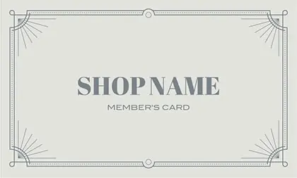 美容室・ネイルサロン・ヘアサロン向けのアンティーク風フレームと上品なダステーカラーが織りなす、大人可愛いおしゃれな次回予約カードRMS-040W