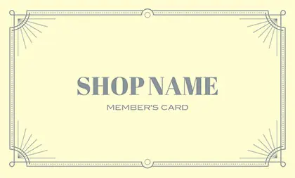 美容室・ネイルサロン・ヘアサロン向けのアンティーク風フレームと上品なダステーカラーが織りなす、大人可愛いおしゃれな次回予約カードRMS-040X