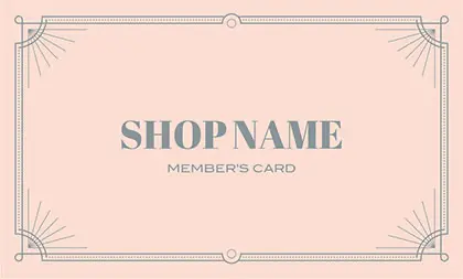 美容室・ネイルサロン・ヘアサロン向けのアンティーク風フレームと上品なダステーカラーが織りなす、大人可愛いおしゃれな次回予約カードRMS-040C