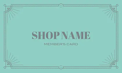 美容室・ネイルサロン・ヘアサロン向けのアンティーク風フレームと上品なダステーカラーが織りなす、大人可愛いおしゃれな次回予約カードRMS-040E